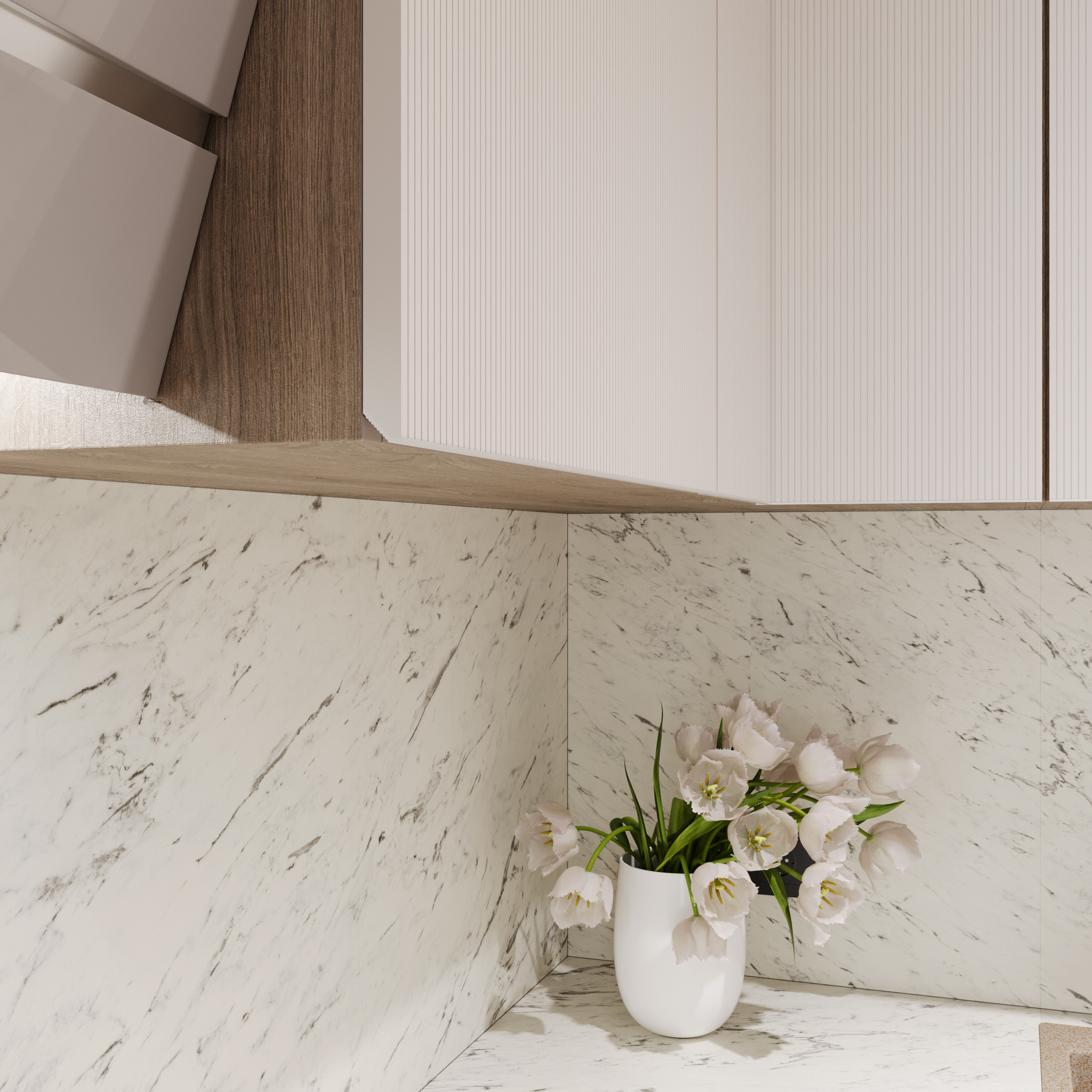 Ручка-профіль врізна Virno Lines 418 L=3000 алюміній